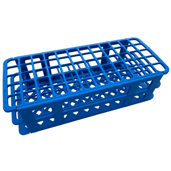 Kartell Wet/Dry Test Tube Rack, Holds 60 Tubes, 16mm