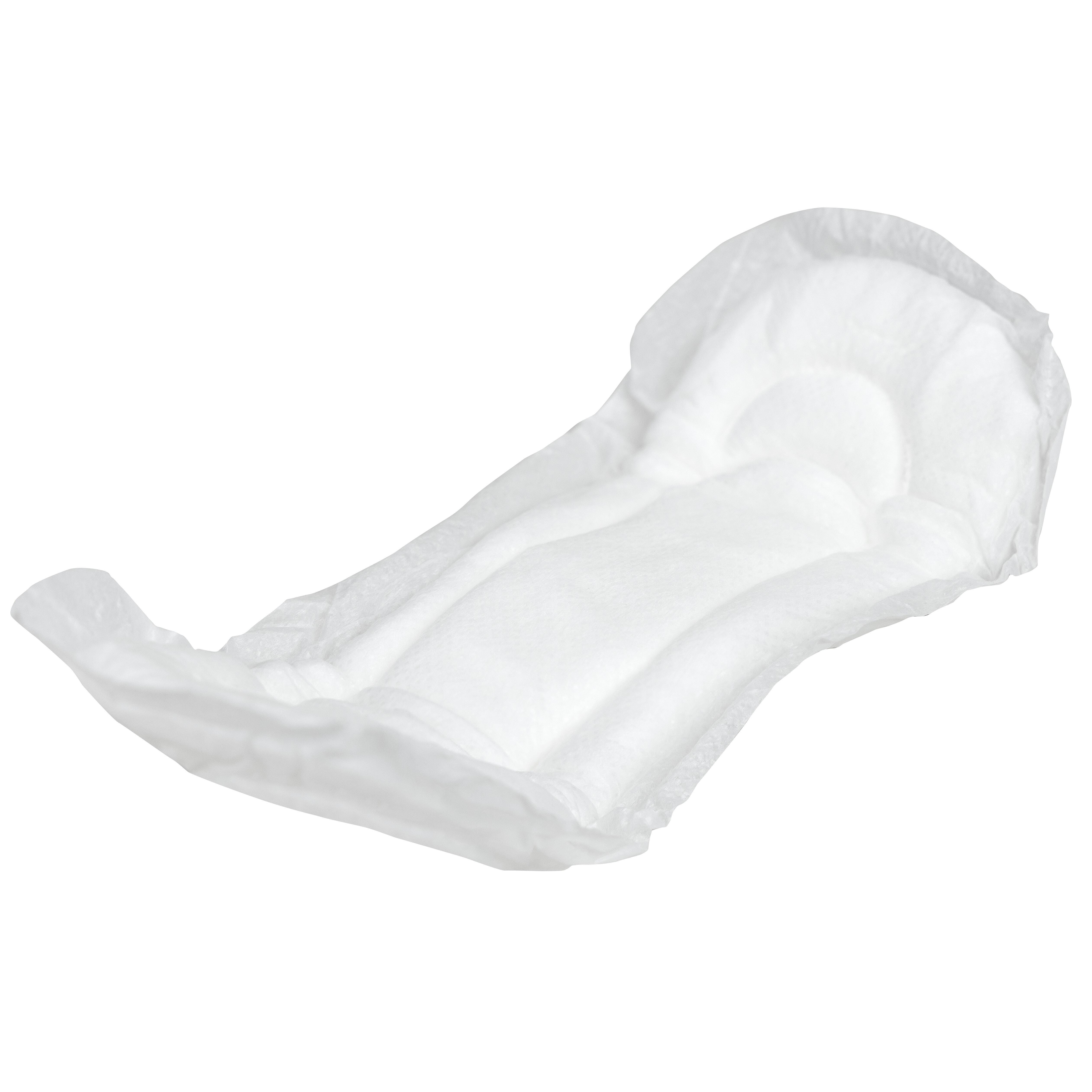 Hospeco Maxithins Multi-Channel Maxi Pad, Regular, White, Pack of 36 2213453