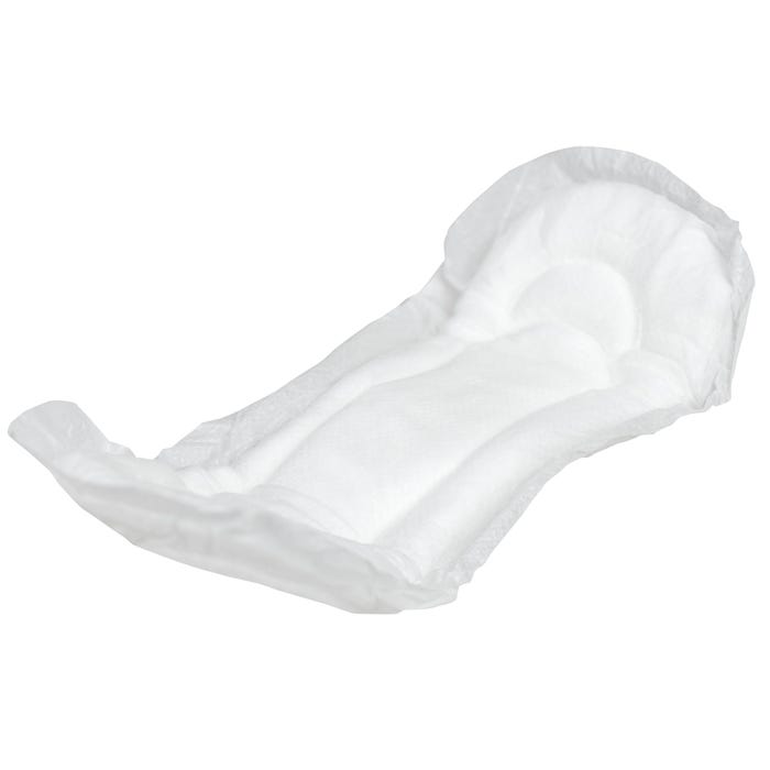 Hospeco Maxithins Multi-Channel Maxi Pad, Regular, White, 24 Count Pack of 12, Case of 288