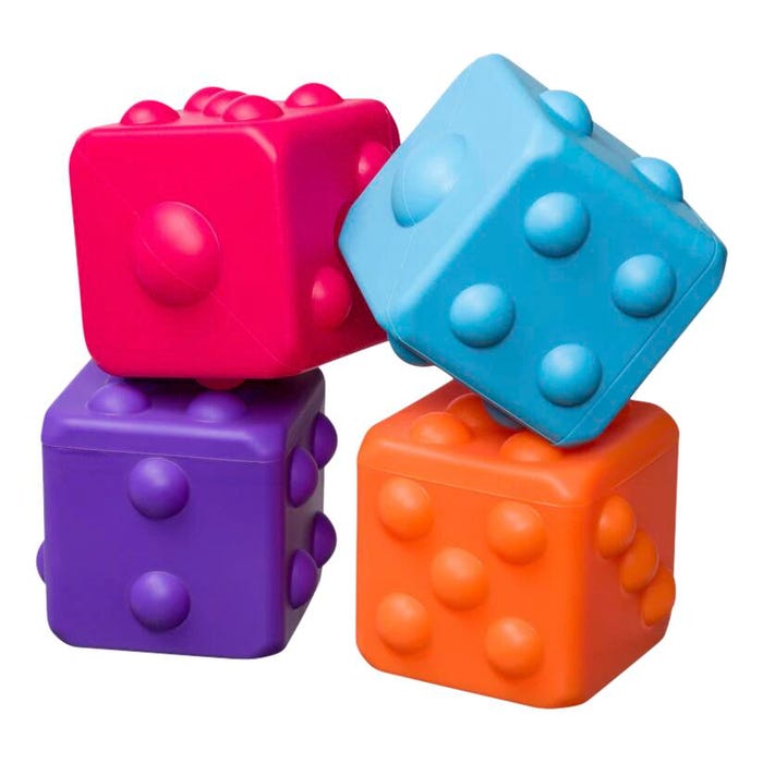 Toysmith Poppin' Dice, Set of 4
