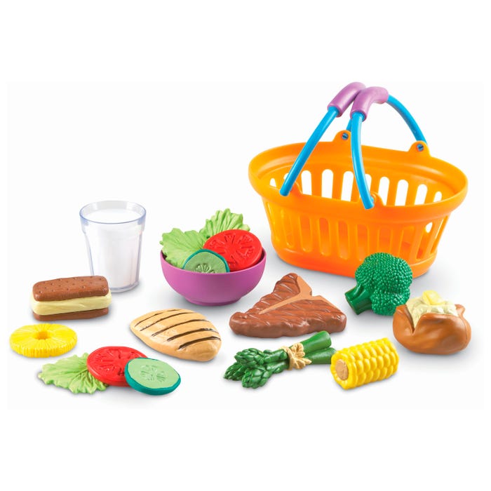 Learning Resources New Sprouts Dinner Basket, Set of 18