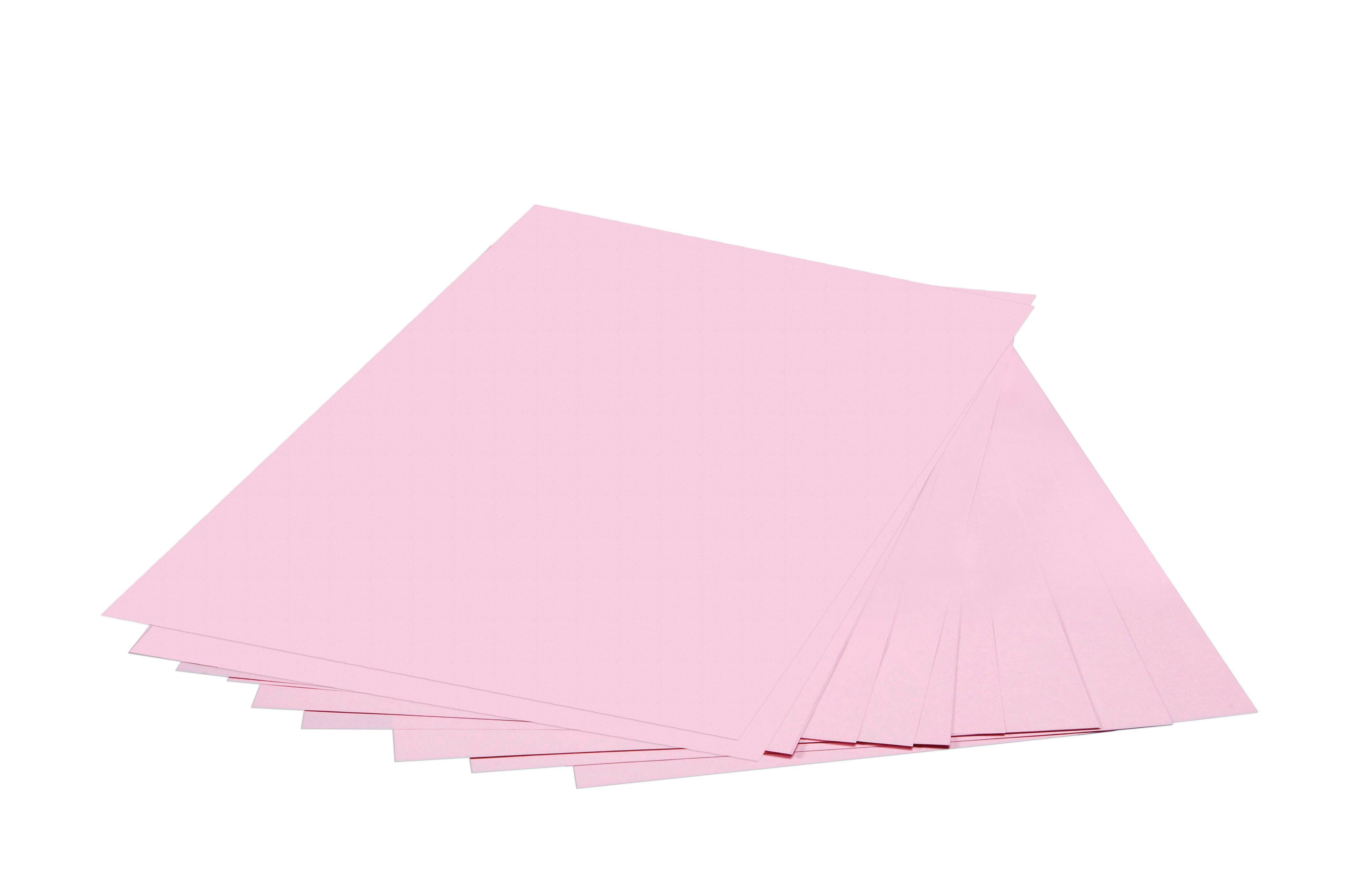 Exact Vellum Bristol Paper, 8-1/2 x 11 Inches, Pink, 67 lb, 2000 Sheets 1558791