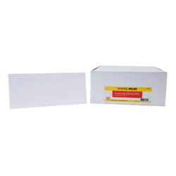 School Smart Number 10 Envelopes, 4-1/8 x 9-1/2 Inches, White, Pack of 500 2013890