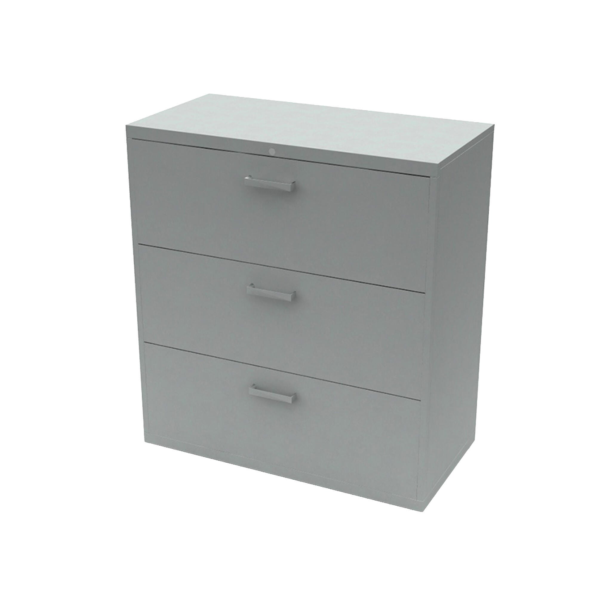 AIS Lateral File Cabinet, 3-Drawer