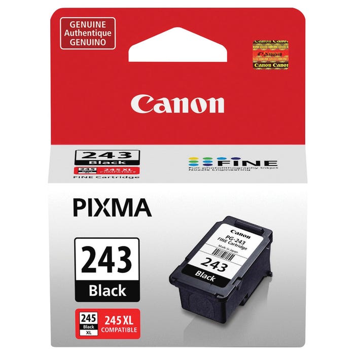 Canon PIXMA PG-243 Ink Cartridge, Pigment Black