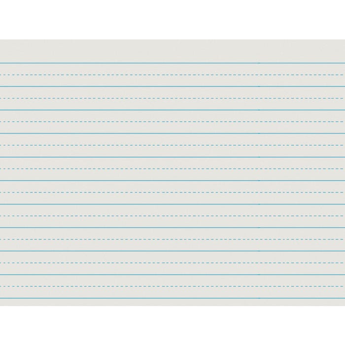 School Smart Alternate Ruled Writing Paper, 3/4 Inch Ruled Long Way, 11 x 8-1/2 Inches, 500 Sheets