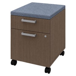 AIS Calibrate Mobile Pedestal Box File with Cushion