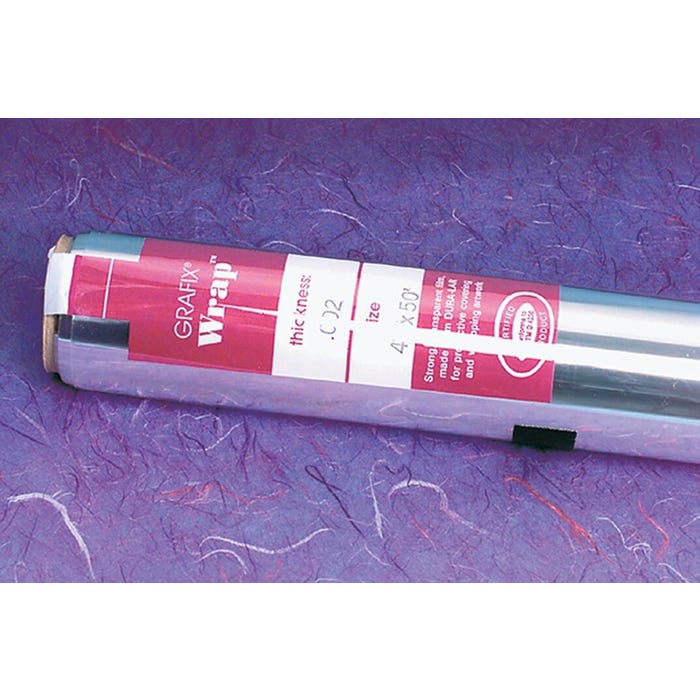 Grafix Dura-Lar Transparent Film Roll, 40 Inches x 50 Feet, 0.002 Inch Thickness
