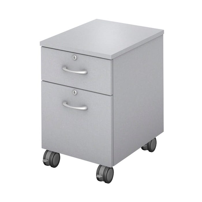 Fleetwood Designer 2.0 Mobile Pedestal Box File Cabinet, 15 x 20 x 22,3/4 Inches, Locking Drawers