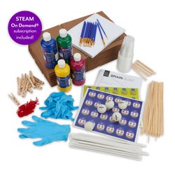 STEAM On Demand 3 through 5 Kit: Process Art and Mini Foosball Lessons
