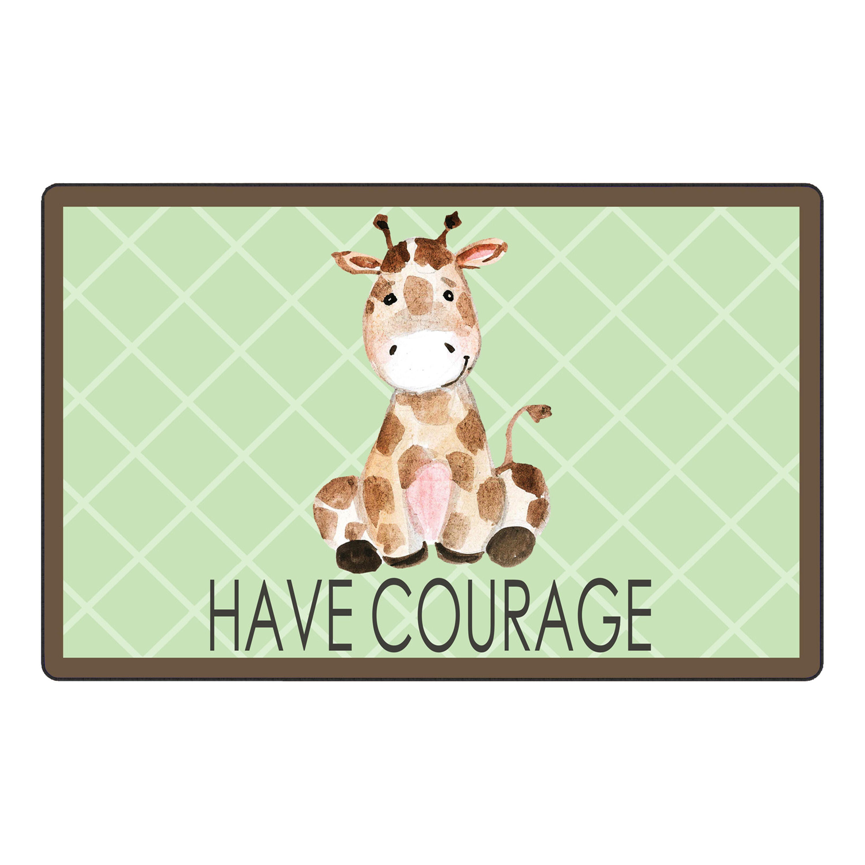 Childcraft Nursery Courageous Giraffe Carpet for Classrooms, Rectangle 4002153