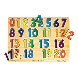 Melissa & Doug Numbers Sound Puzzle, Item Number 026505