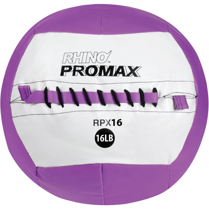 Champion Sports Rhino Skin Promax Medicine Ball, 16 Pounds, Purple