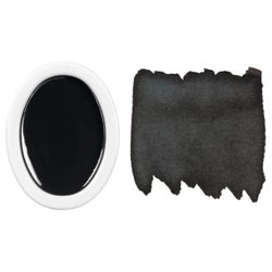 Prang Semi-Moist Watercolor Paint Refill, Oval Pan, Black, 12 Pans