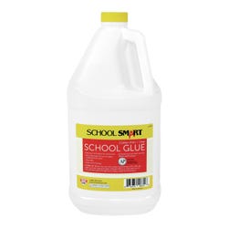 School Smart Washable School Glue, 1 Gallon Bottle, Clear 2124028