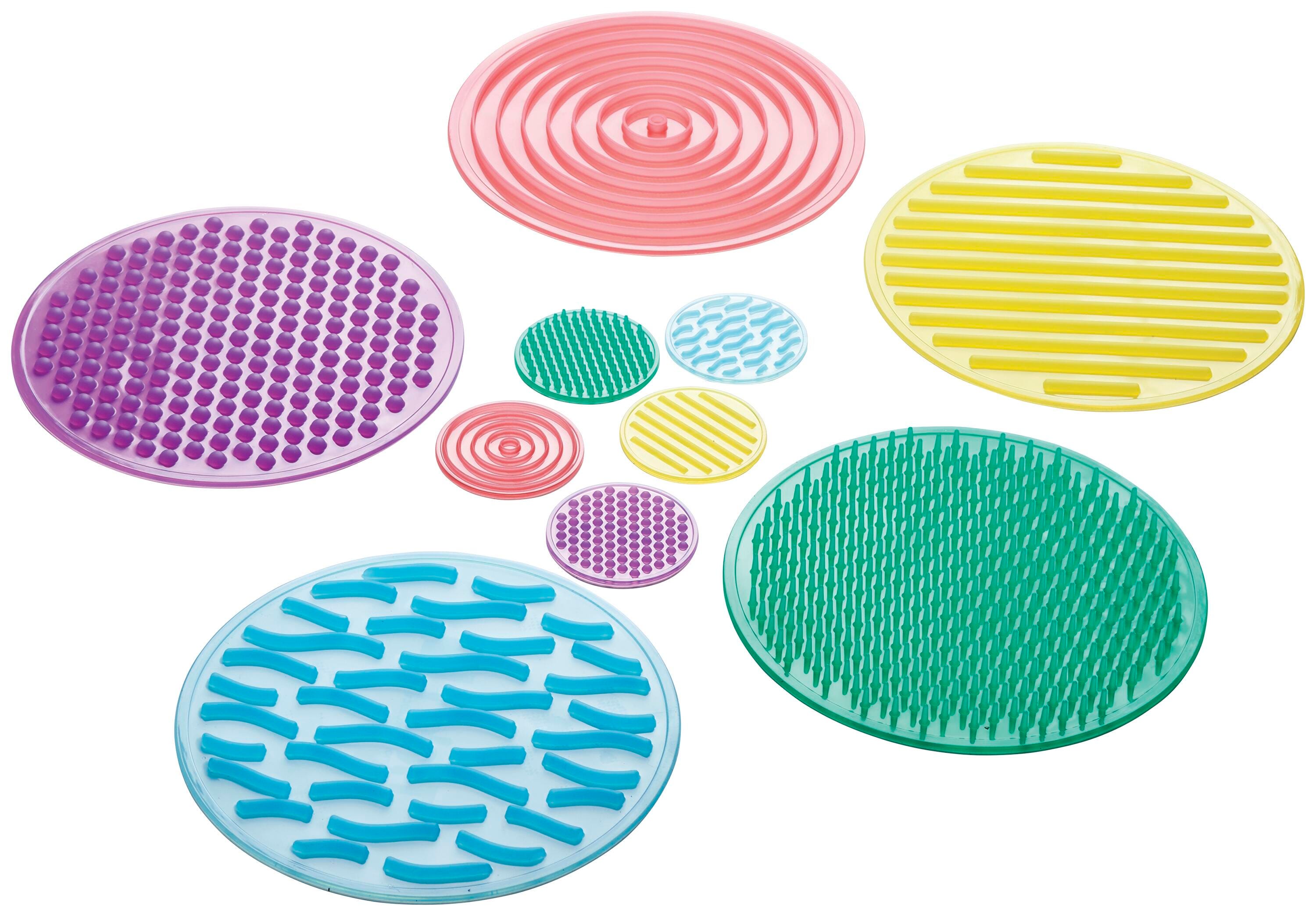 TickiT SiliShapes Sensory Circles, Set of 10, Item Number 2021110