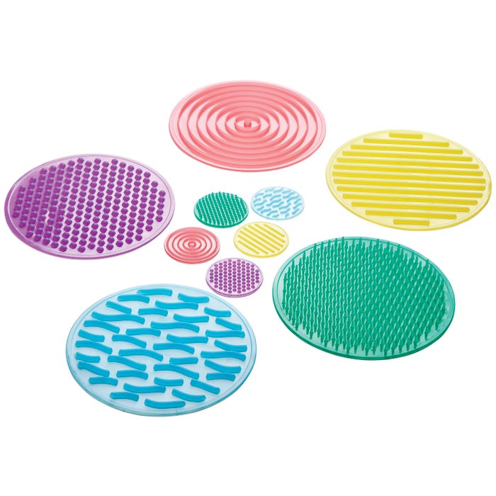 TickiT SiliShapes Sensory Circles, Set of 10