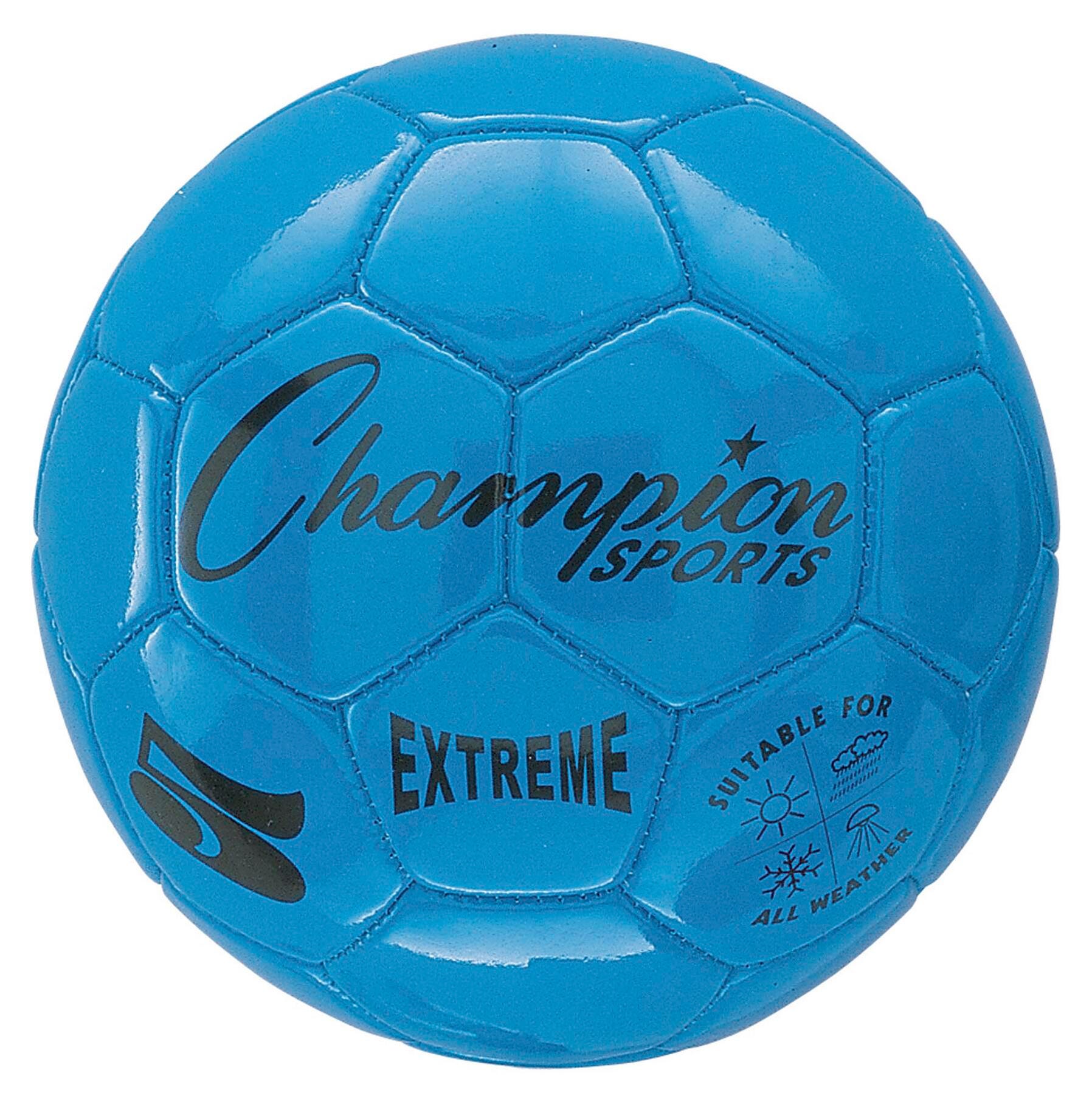 Champion Sports Extreme Series Soccer Ball, Size 5, Blue 1384122
