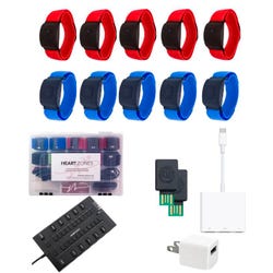 Heart Zones Heart Rate Class, Pack of 10, Item Number 2092353