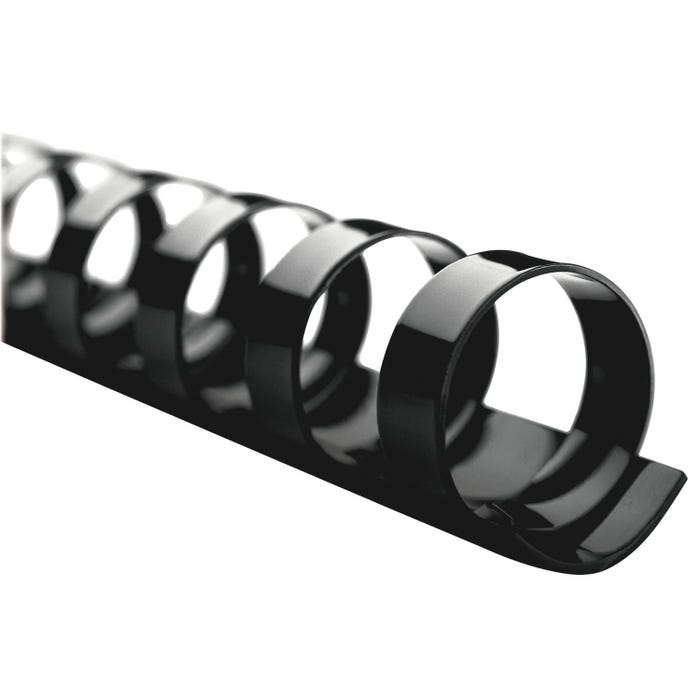 GBC CombBind Binding Spines, 3/4 Inch, Black, Pack of 100