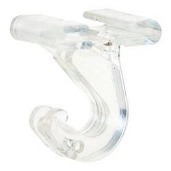 The Pencil Grip Inc. Ceiling Hooks, Clear, Pack of 100, Item Number 2102226