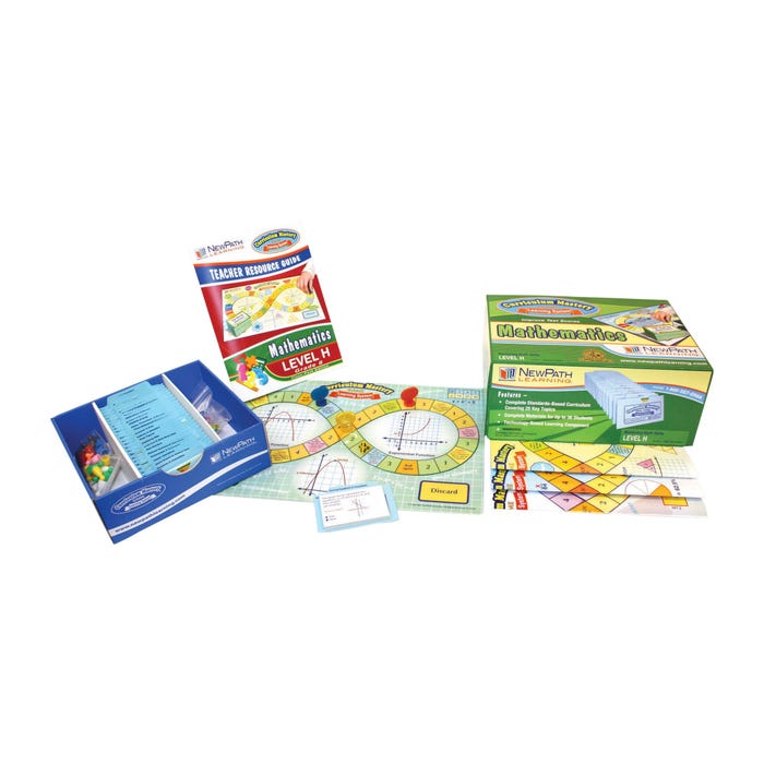 NewPath Learning Math Curriculum Mastery Game Classroom Pack, Grade 8