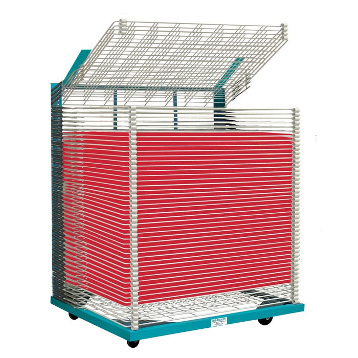 AWT 50 Shelf Drying Rack, 53-1/2 x 43 x 68-1/4 Inches, Steel