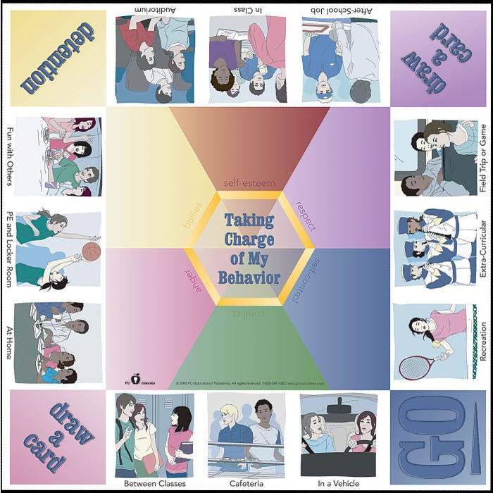 PCI Educational Publishing Pro-Ed Taking Charge of My Behavior Board Game