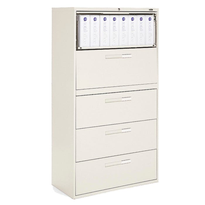 Global Industries 9300P 5-Drawer Locking Lateral File Cabinet