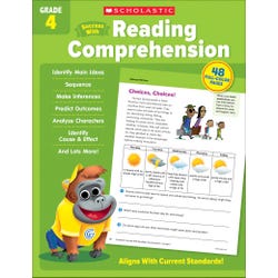 Scholastic Workbook Success With Reading Comprehension, Grade 4, Item Number 2098733