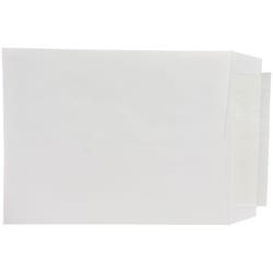 Image for School Smart Kwik-Tak Envelopes, 10 x 13 Inches, 28 lb, White, Box of 100 from School Specialty