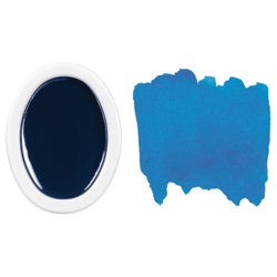 Prang Semi-Moist Watercolor Paint Refill, Oval Pan, Blue, 12 Pans