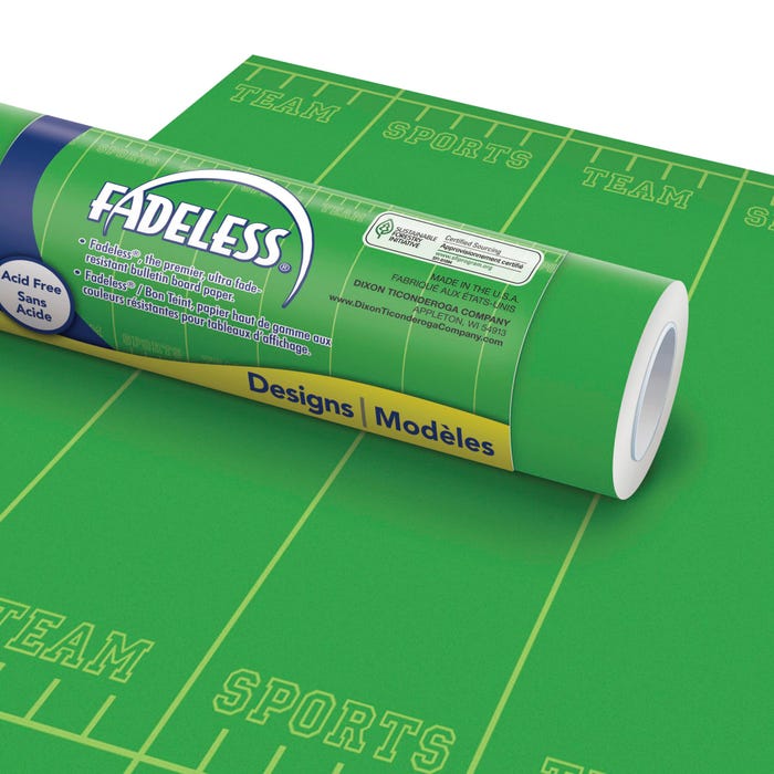 Fadeless Designs Paper Roll, Team Sports, 48 Inches x 12 Feet