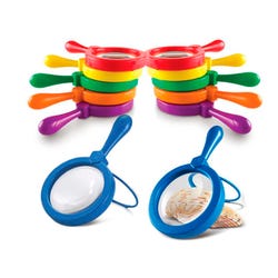 Learning Resources Primary Science Jumbo Magnifiers, Set of 12 1414079