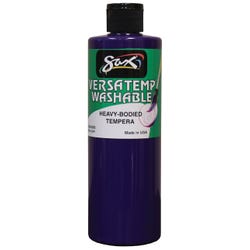 Sax Versatemp Washable Heavy-Bodied Tempera Paint, 1 Pint, Violet 1592669