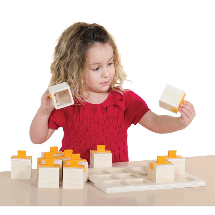 Guidecraft Peekaboo Sound Boxes, 12 Pieces