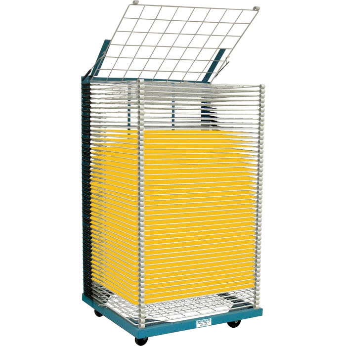 AWT 50 Shelf Drying Rack, 35 x 28-1/2 x 69 Inches, Steel