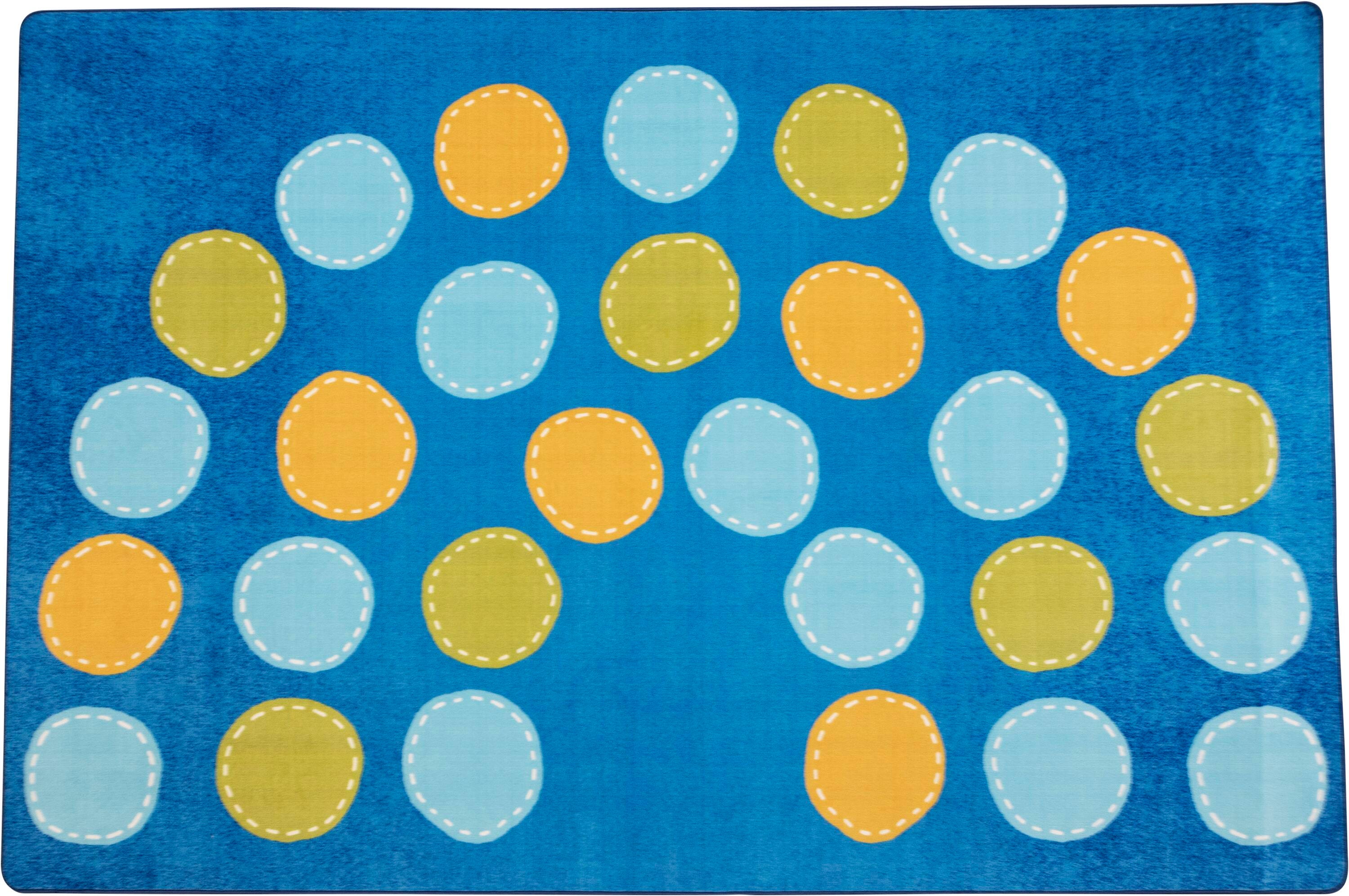 Carpets for Kids Calming Colors Arch Seating Carpet, Rectangle 4002205