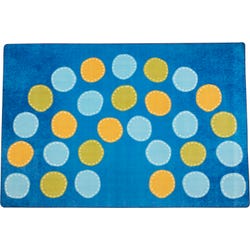 Carpets for Kids Calming Colors Arch Seating Carpet, Rectangle 4002205