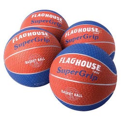 FlagHouse Super-Grip Basketball, Biddy Size 5, Red/Blue, Each 2120925