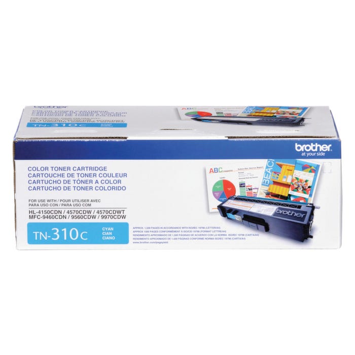 Brother TN310C Ink Toner Cartridge, Cyan