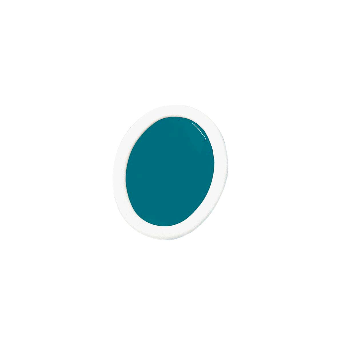 Prang Semi-Moist Watercolor Paint Refill, Oval Pan, Turquoise Blue, 12 Pans, Item Number 405976