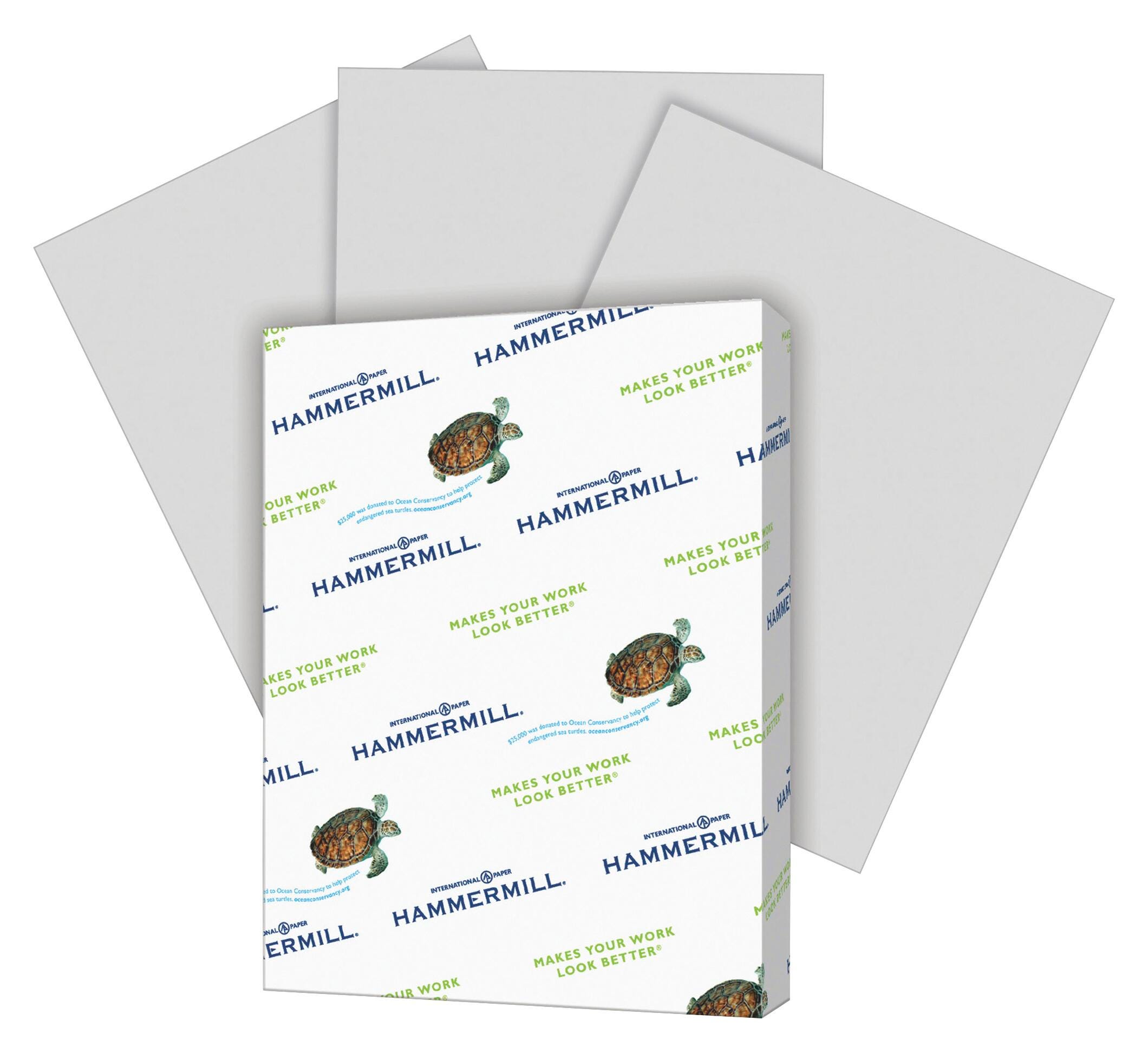 Hammermill Copy Paper, 8-1/2 x 11 Inches, 20 lb, Gray, 500 Sheets, Item Number 1060754
