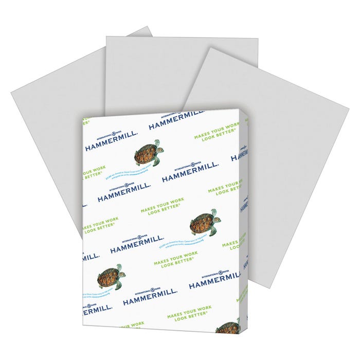 Hammermill Copy Paper, 8-1/2 x 11 Inches, 20 lb, Gray, 500 Sheets