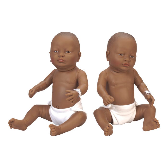 Newborn Baby Dolls, Black Baby Boy and Girl