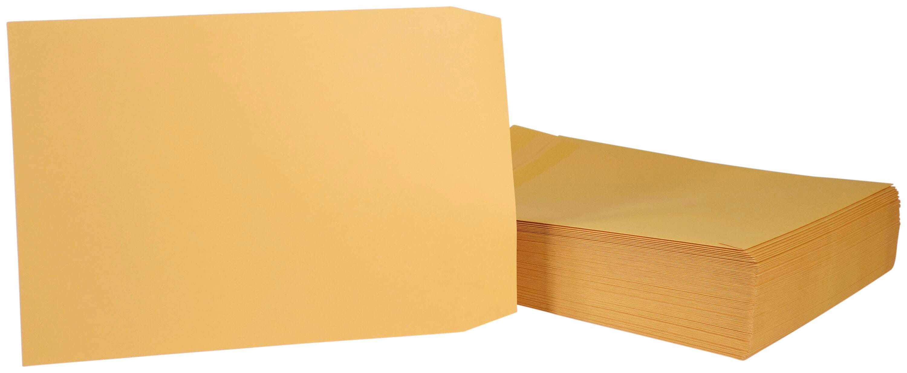 School Smart Grip Seal Envelopes, 10 x 13 Inches, Kraft, Pack of 100 2013912