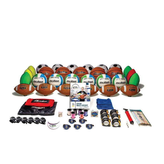 STEM Sports Original Multi-Sport Complete Kit, Grades 3 to 5 and 6 to 8