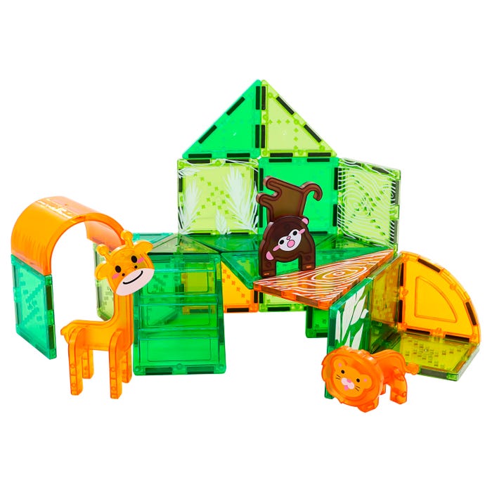 Magnetic Building Tiles Jungle Set