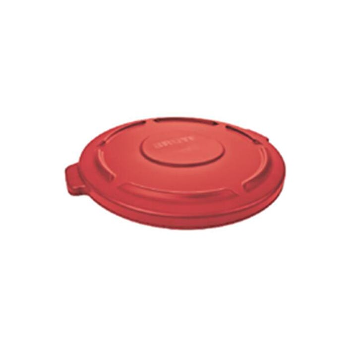 Rubbermaid Commercial BRUTE Garbage Can Lid 32 Gallon, Red