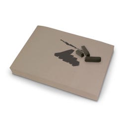 Nasco Bogus Paper, 24 x 36 Inch, Gray, Pack of 250